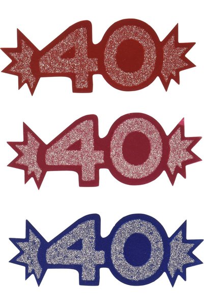 Generic 40 قطعة صغيرة من الفويل اللامع المقطوع