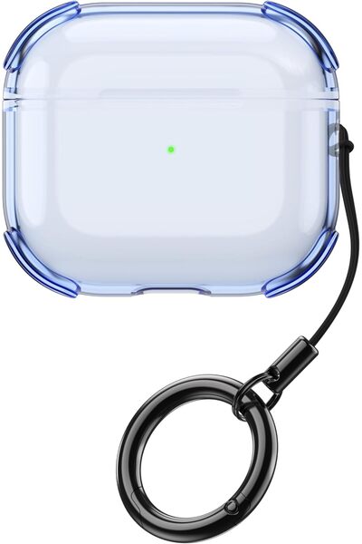 Generic غطاء حماية لسماعات AirPods الجيل الرابع 2024، مقاوم للصدمات بدرجة عسك...