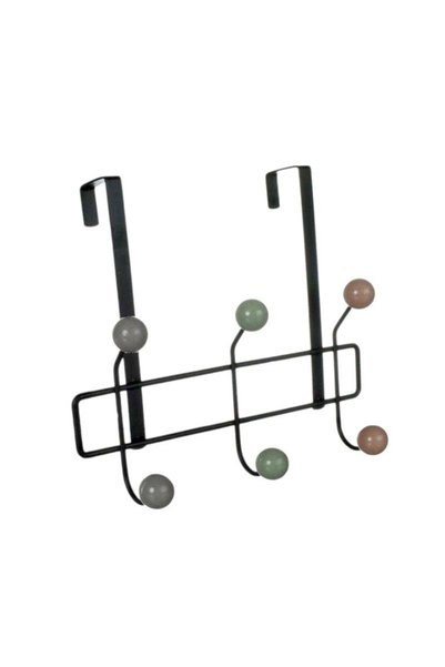 Tradesor Μεταλλική κρεμάστρα πόρτας 3 θέσεων - 57902