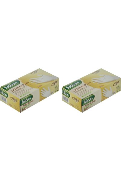 Generic قفازات فالكون اللاتكس مع بودرة، مغلفة مسبقًا بالبودرة | S، M، L، XL |...