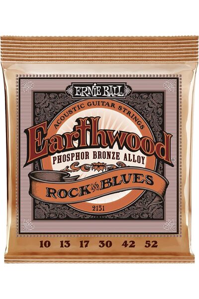 Generic Earthwood Rock & Blues Phosphor Bronze Acoustic Guitar Strings, 10-52...