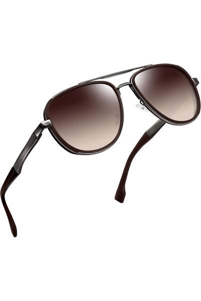 Generic Pilot Sunglasses for Men Women Polarized UV400 Protection