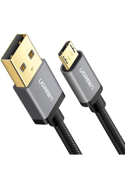 Generic كابل مايكرو USB بطول 0.5 متر، كابل شحن سريع بقوة 18 واط، QC 3.0 مايكر...
