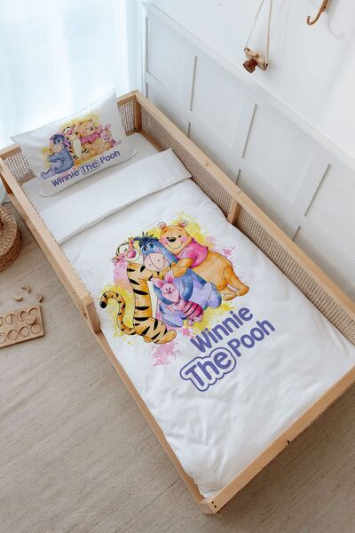 Tuğba Kuğu Montessori Duvet Cover and Fitted Sheet Set - Cartoon Series - Cut...