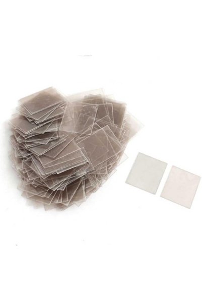 Generic 200 قطعة من صفائح عازلة من الميكا مقاس 20 مم × 25 مم × 0.12 مم