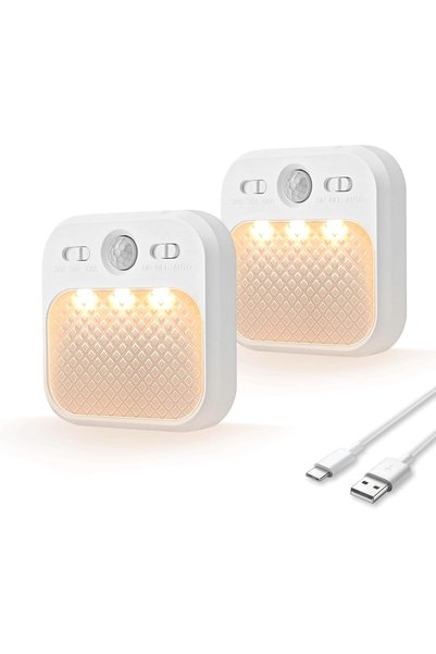 Generic Motion Sensor Night Light, Wireless Rechargeable LED Night Light Indo...