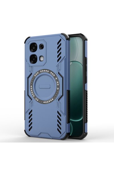 Asteroid Gsm Husa pentru Oppo A6 Pro 4G ArmorMag Case, albastru
