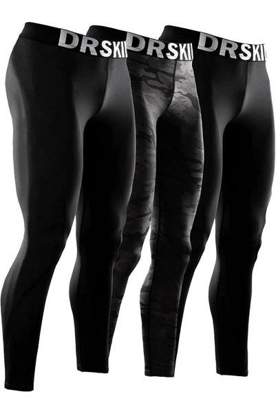 Generic 4, 3 or 1 Pack Men’s Compression Pants Tights Leggings Sports Baselay...