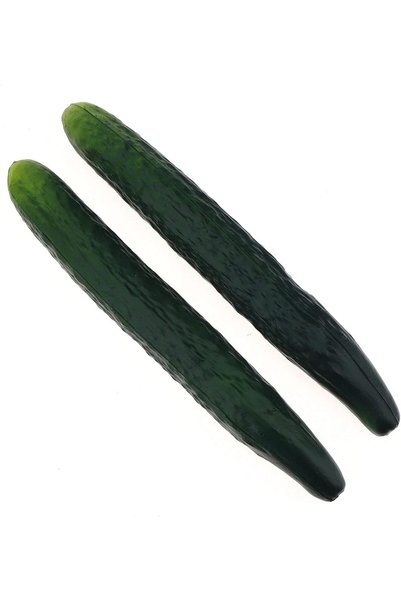 Generic Artificial Cucumber 2PCS Soft PU Fake Vegetable Simulation Realistic ...