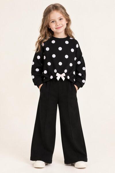 Lmn 3-Piece Girls' Set with Bow
