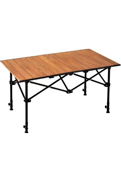 Generic Portable Lightweight Camping Table, Aluminum Folding Table with Heigh...