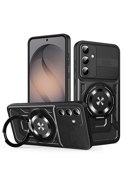 Asteroid Gsm Husa pentru Samsung Galaxy S26 RuggedCam, negru