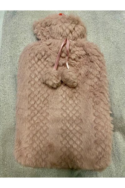 Generic Brand Pink Soft-Cased Hot Water Bottle (1800ml)