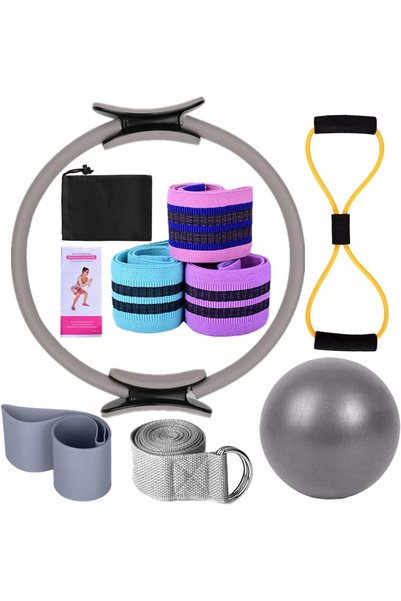 Generic Pilates Ring Circle Set - Workout at Home Workout Equipment Women - B...