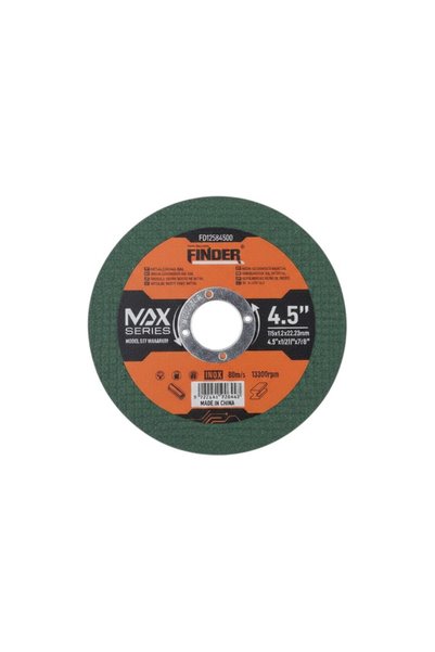 Tradesor Δίσκος κοπής μετάλλων - 4.5 " - 115x1.2x22.23mm - Finder - 190644