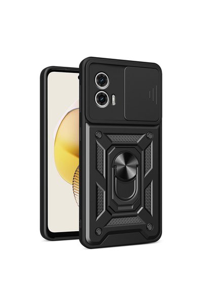 Asteroid Gsm Husa Motorola Moto G73 protectie camera CamShield Series, negru