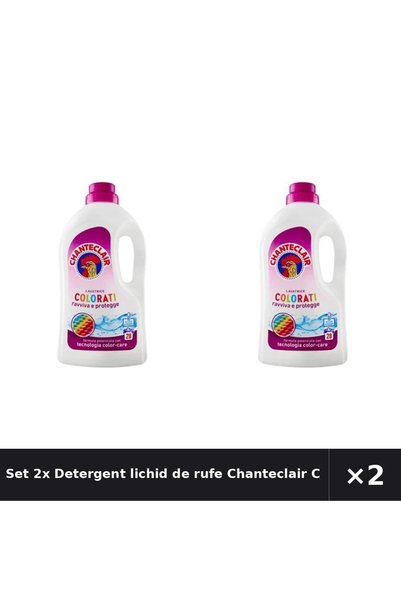 Chanteclair Set 2x Detergent lichid de rufe Color, 3,6 L