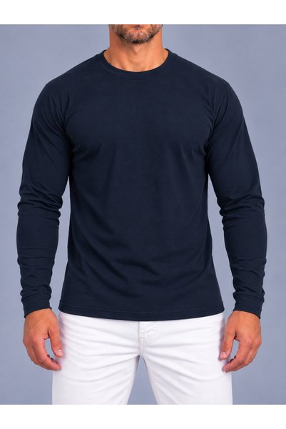 LudoWear Crew Neck Tencel Fabric Basic Sweatshirt