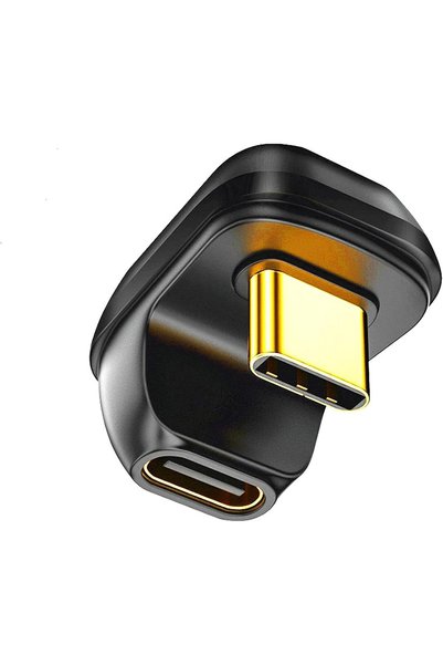 Generic محول USB C على شكل حرف U بسرعة 40 جيجابت في الثانية، بزاوية 180 درجة،...