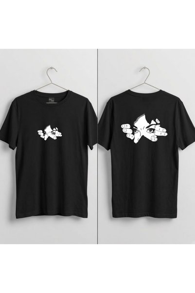 playwear Μπλουζάκι με στάμπα διπλής όψης, 100% βαμβακερό, με λαιμόκοψη ποδηλάτου