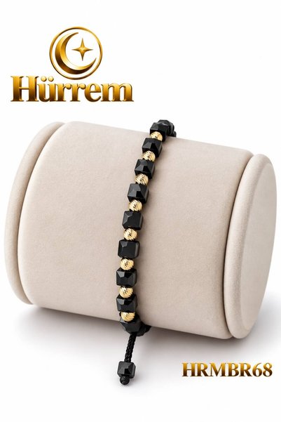 Hürrem Brățară din Aur 14K (585) și Șnur Reglabil – 0,50 gr – HRMBR68