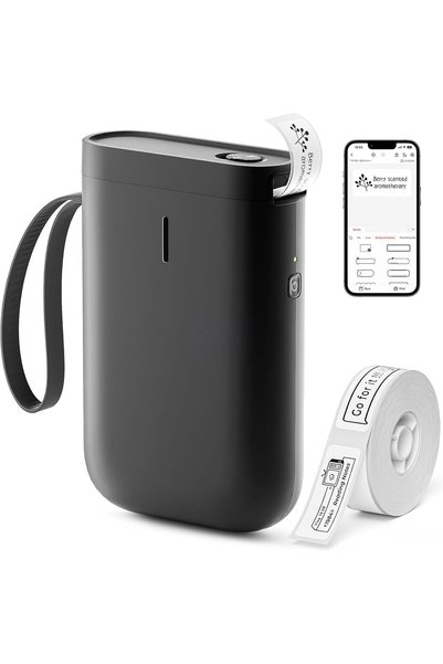 Generic Label Maker Machine D11 Label Printer Tape Included Portable Wireless...