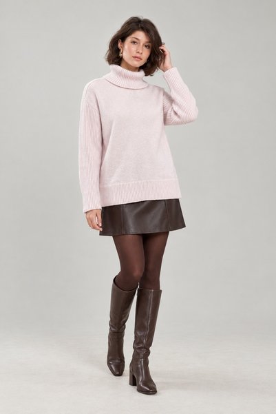 Lavinza Turtleneck Wool Sweater