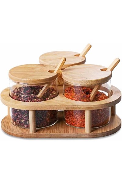 Generic 3 Pack Condiment Container Seasoning Box Set, Seasoning Box Condiment...