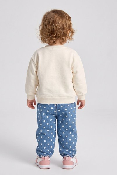 HAUSEkids 6-36 Ay Petit Belle Kız Bebek Takım-Ekru