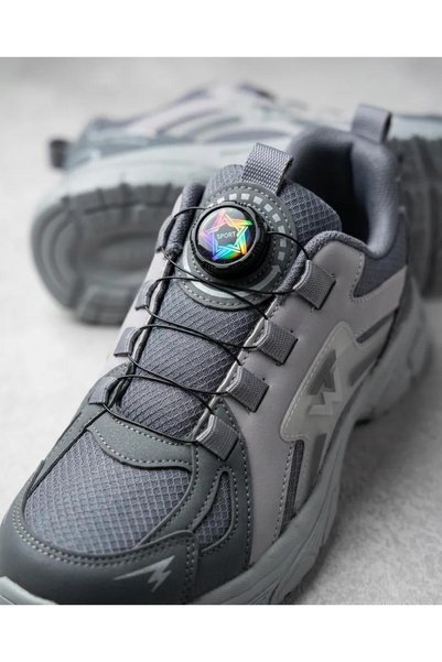 TOOM Tom Walking Unisex Automatic Lace-Up Sneakers 36-39 Size Lightweight Non-Slip Sole