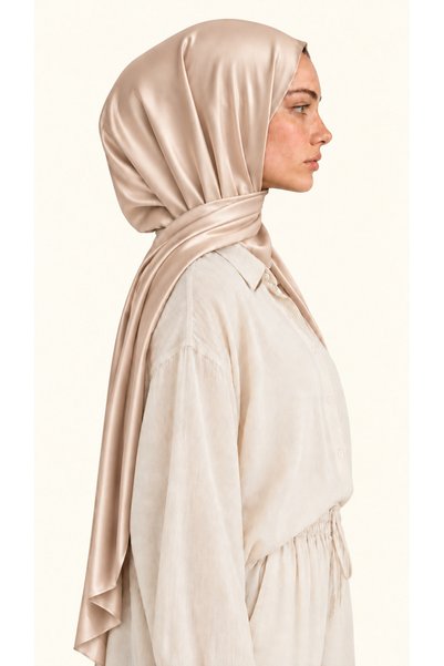 Karaca Draped Sandy Shawl - Ecru