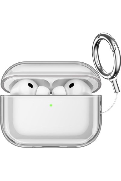 Generic Clear Case for AirPods Pro 3, Anti-Scratch, Black