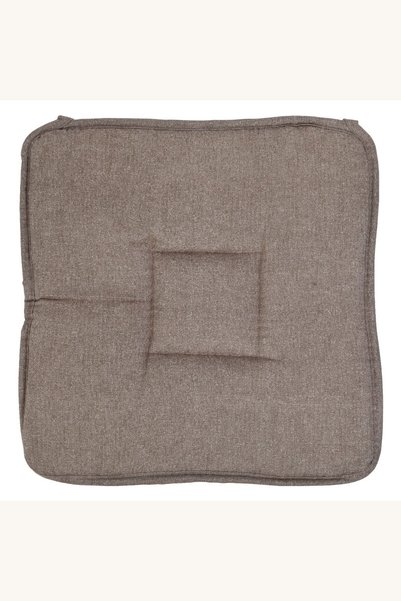 Comerivo Perna confortabila pentru scaun bej 39x39 cm cu snur de fixare