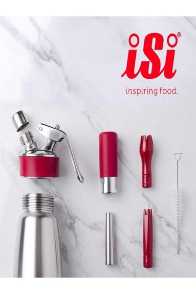 İSİ Krema Sifonu 1L Gourmet Whip Tüp Hediyeli