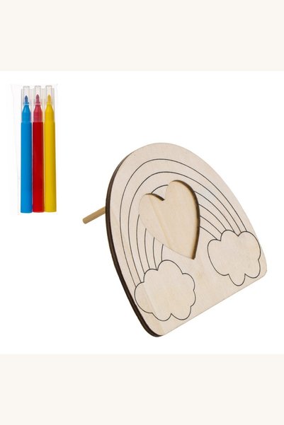 Comerivo Seturi creative cu rame foto din lemn si markere colorate pentru decor