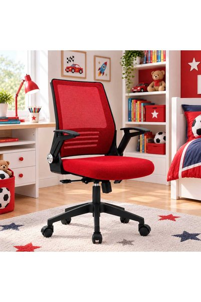 YRN OFIS Ofis çalişma koltuğu çocuk sandalyesi bilgisayar sandalyesi fileli k...