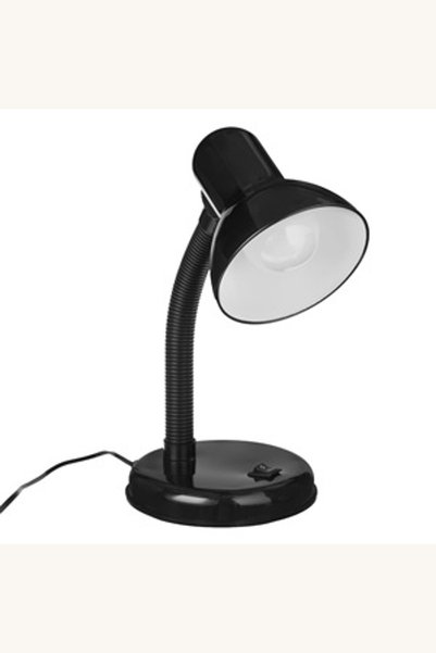 Comerivo Veio de birou cu brat mobil si bec 3W, neagra, 14x35cm