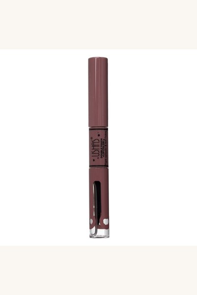 Comerivo Ruj lichid si luciu de buze Nude Pink - Set dublu cu aplicator