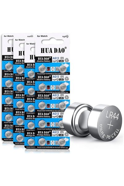 Generic ٤٠ قطعة بطارية LR44 AG13 357 303 SR44 بجهد ١.٥ فولت - بطاريات زرية صغ...