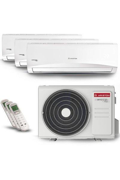 Ariston Aparat de aer conditionat multisplit 2 x 9000 BTU, 1 x 12000 BTU, Pri...