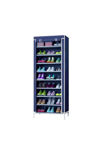 Tradesor Υφασμάτινη ντουλάπα 9 ράφια - XG10-9 - 521735 - Μπλε