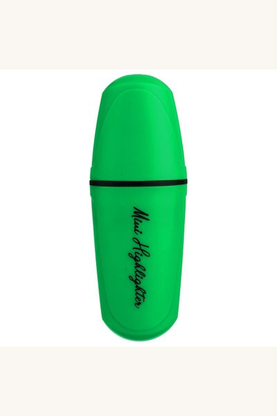 Comerivo Marker subliniere compact verde, varf 5.0mm pentru notes si caiete