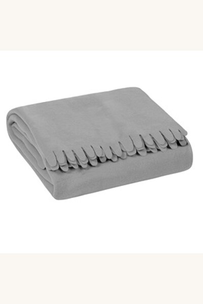 Comerivo Patura de iarna fleece gri pentru fotoliu, 170x130 cm