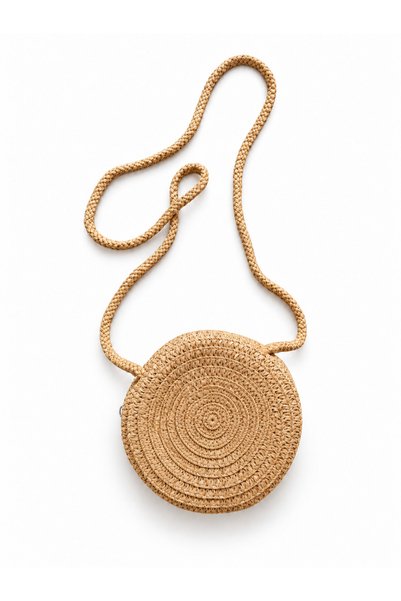 Miniminiksdesing Round Children's Straw Bag