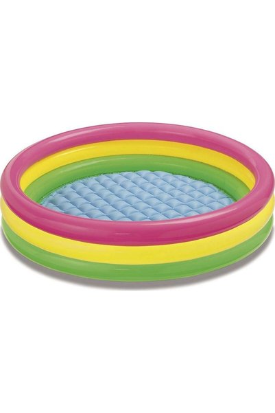 Intex Φουσκωτή παιδική πισίνα PVC 114x114εκ.