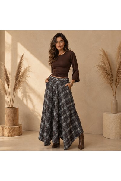 Generic Brand Nova Plaid Skirt