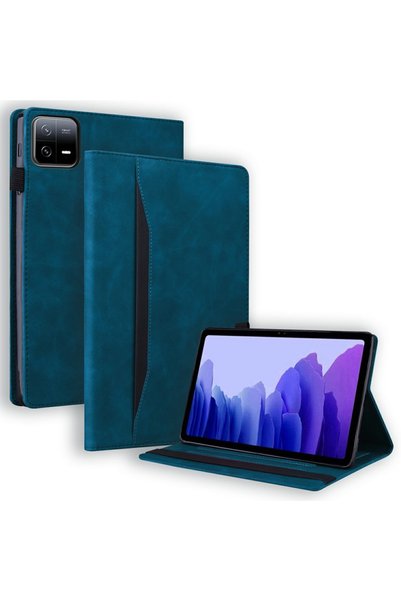 XGSM Husă pentru Xiaomi Pad 7 / 7 Pro, Clasic, cu suport pentru stylus, albastru