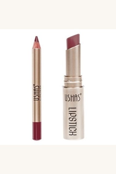 Comerivo Ruj Stick si Creion de Buze Tonuri Nude Inchis - Set Complet 3.8g