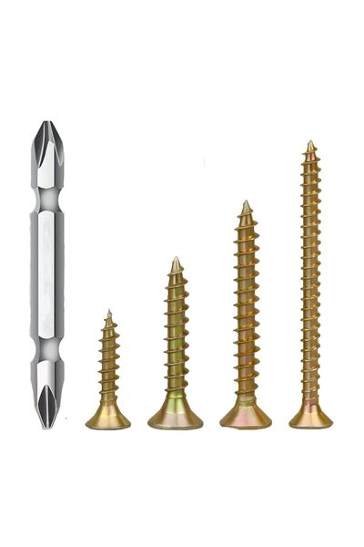 Generic مجموعة براغي خشب عالية الصلابة M4، 220 قطعة، برأس فيليبس مسطح، براغي ...