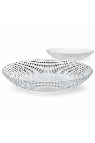 More Boluri de sticlă, set de 6, Model Cristal, 20x3.5cm, Transparente,